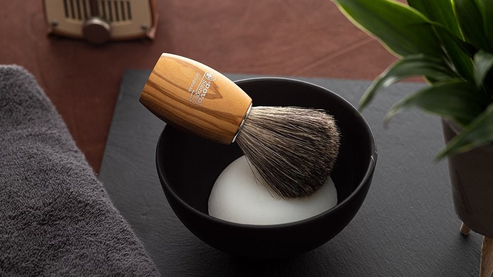 Shaving Brush Olive Wood