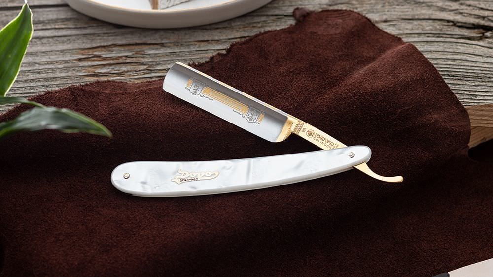 Straight Razor Solingen Pearl White 5/8