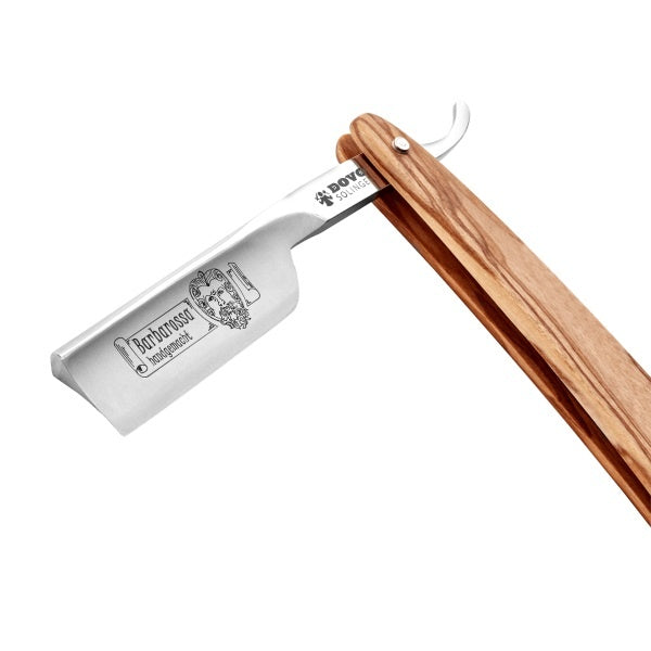 Straight Razor Barbarossa Olive Wood 5/8