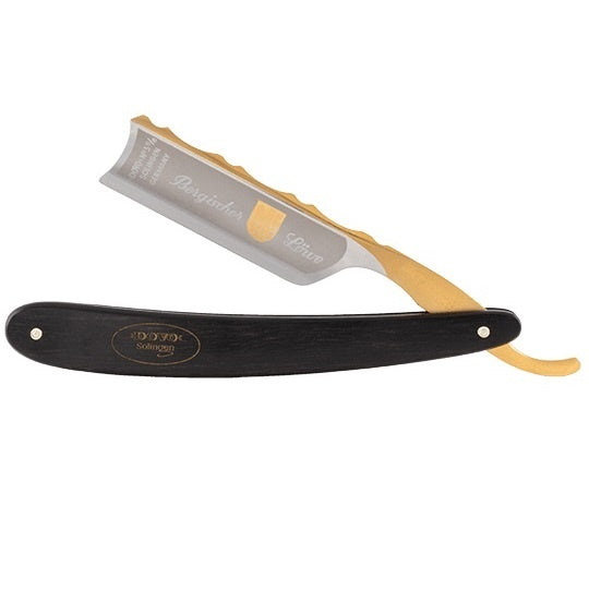 Straight Razor Bergischer Löwe Black Ebony 6/8