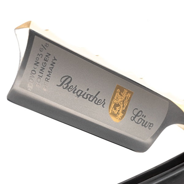 Straight Razor Bergischer Löwe Black Ebony 6/8