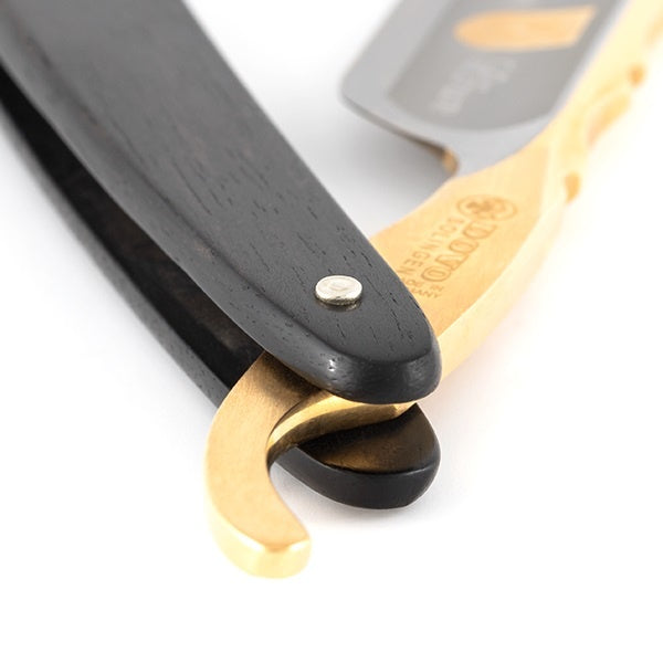 Straight Razor Bergischer Löwe Black Ebony 6/8