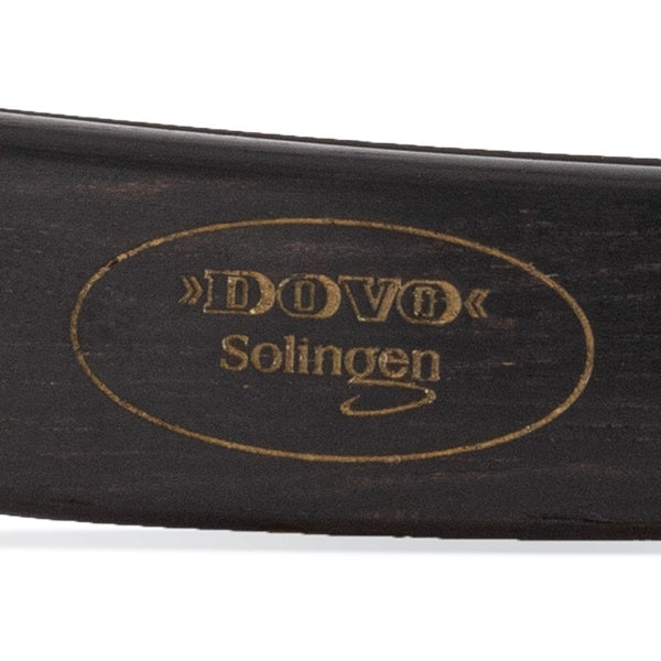Straight Razor Bergischer Löwe Black Ebony 6/8