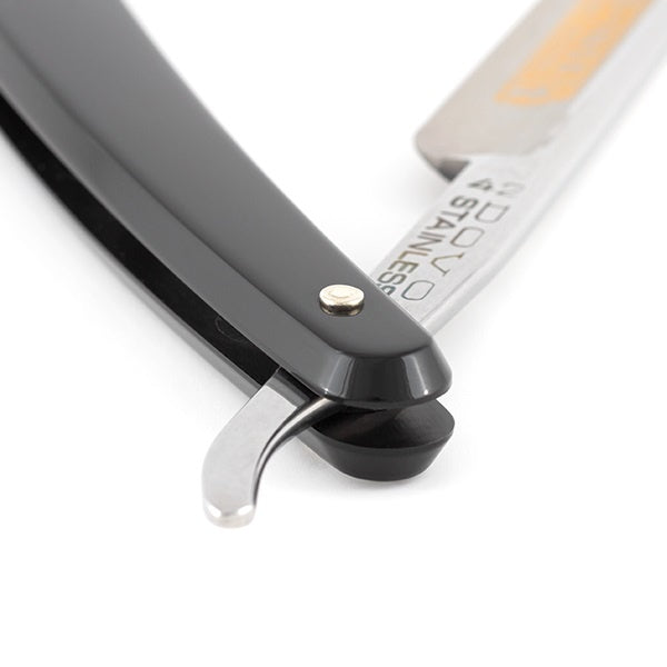 Straight Razor Inox Black 3/8