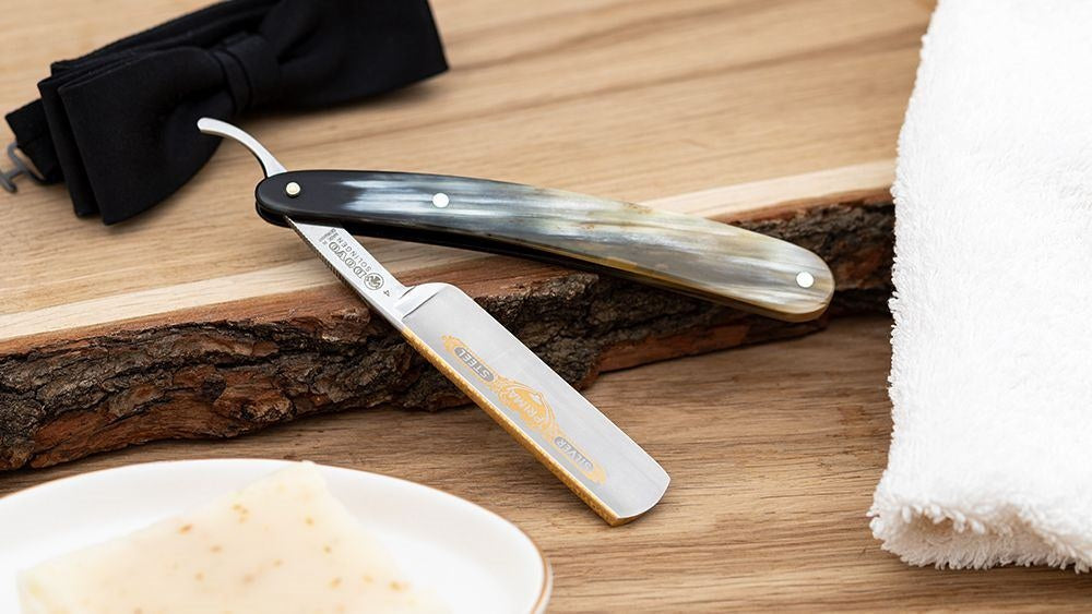 Straight Razor Prima African Cow Horn 5/8