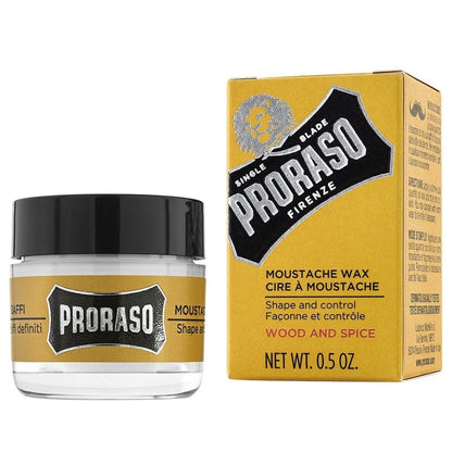 Moustache Wax Wood & Spice 15 ml