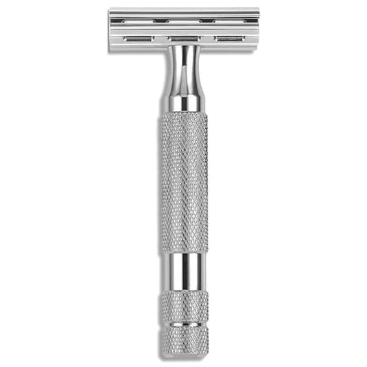2C Safety Razor - White Chrome