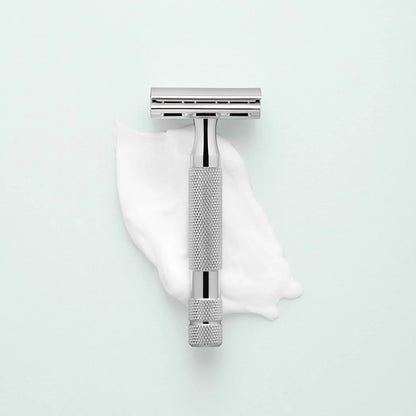 2C Safety Razor - White Chrome
