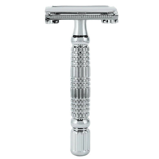 R1 Safety Razor - White Chrome