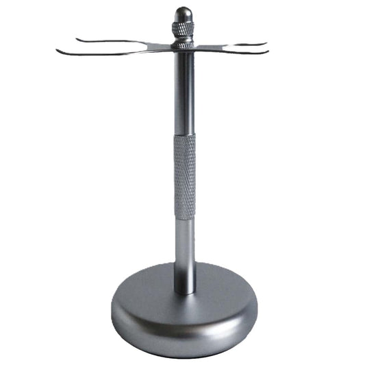 Shave Stand - Brushed Chrome