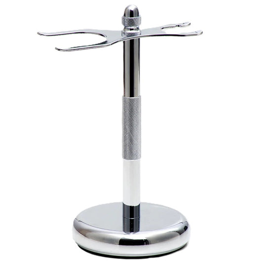 Shave Stand - White Chrome