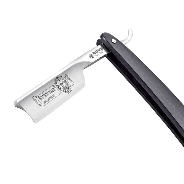 Straight Razor Barbarossa Black Ebony 5/8