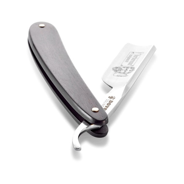 Straight Razor Barbarossa Black Ebony 5/8