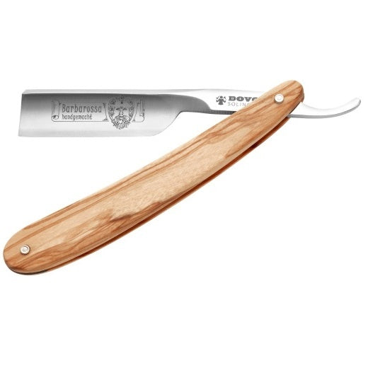 Straight Razor Barbarossa Olive Wood 5/8