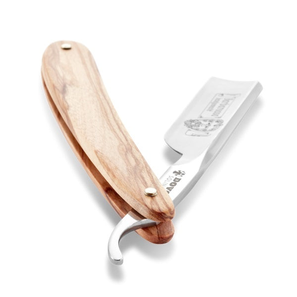 Straight Razor Barbarossa Olive Wood 5/8