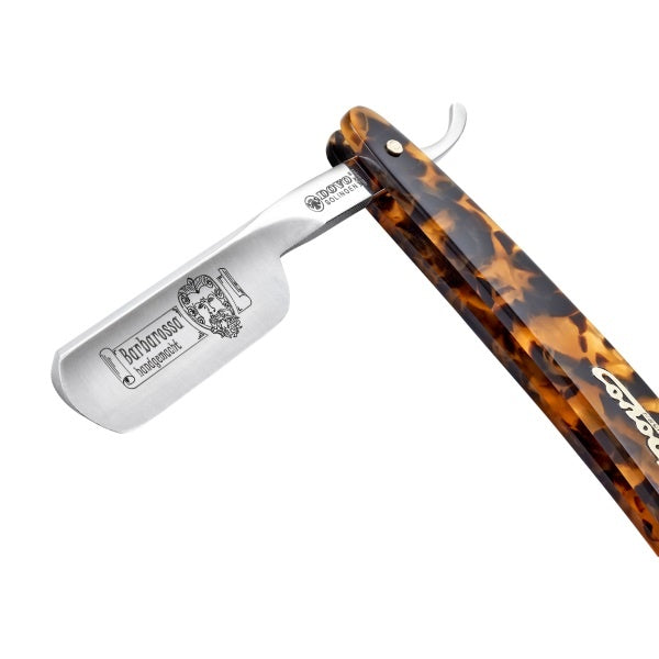 Straight Razor Barbarossa Tortoise Shell 5/8