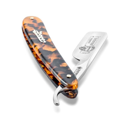 Straight Razor Barbarossa Tortoise Shell 5/8