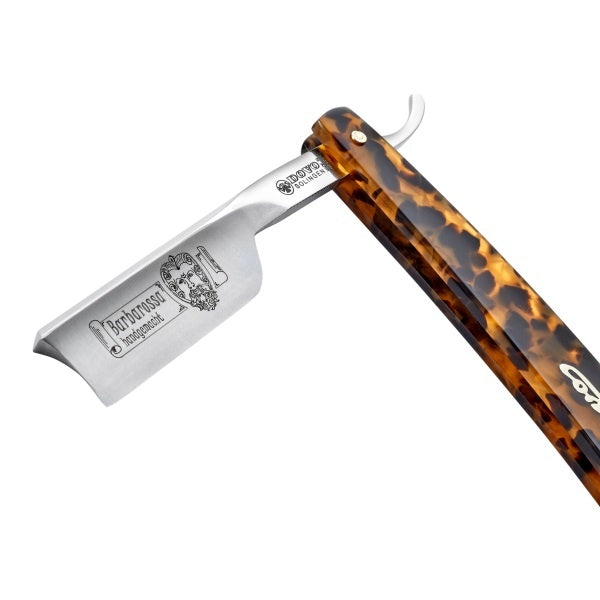 Straight Razor Barbarossa Tortoise Shell 5/8