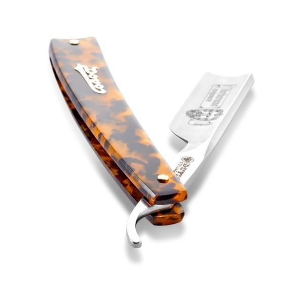 Straight Razor Barbarossa Tortoise Shell 5/8