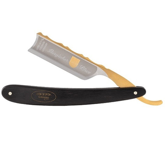 Straight Razor Bergischer Löwe Black Ebony 6/8